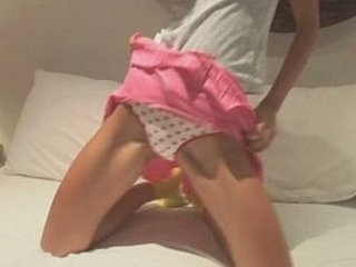 میرا الٹرا پتلا لڑکی چڑھا، اتارنا going to bed گرم جسم