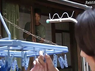 female parent Jepang Asia tertangkap anak masturbasi nya