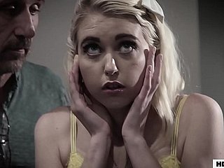 Big cocked Dad together with Uncle fucks the teen - Chloe Ruby