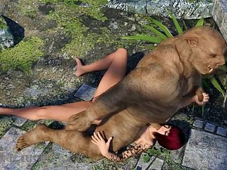 سور مونسٹر حملوں اور تقریبا ہے Busty 3D والی Hottie جاؤ! دانو 3DX کے ساتھ جنسی