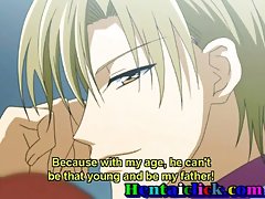 Anime homme gai et jeune garçon amusant sexe