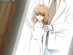 Bella ragazza hentai attende di ottenere il cazzo