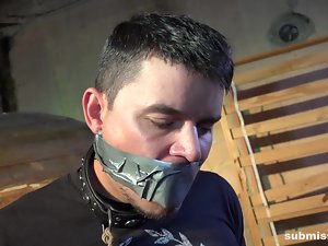 bound, gagged coupled with wanked