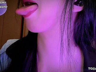 Scarf noite yoyo, os últimos benefícios ASMR pagos, lamba até babar