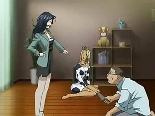 Hentai bondman was fucked at the conclave