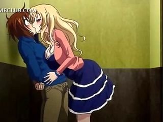 Hentai blonde gets fucked like a slut in an winch in put over a produce