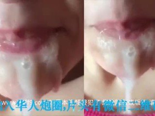 【最强 吞 精】 الفتيات الصينيات الجميلة أكل الحيوانات المنوية، 颜 值 美女 吃 岩浆 颜 射 口 爆 吞 精، 好吃 你 就 多吃 点